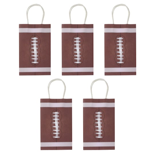 Small Football Gift Bags, 5ct. by Celebrate It™